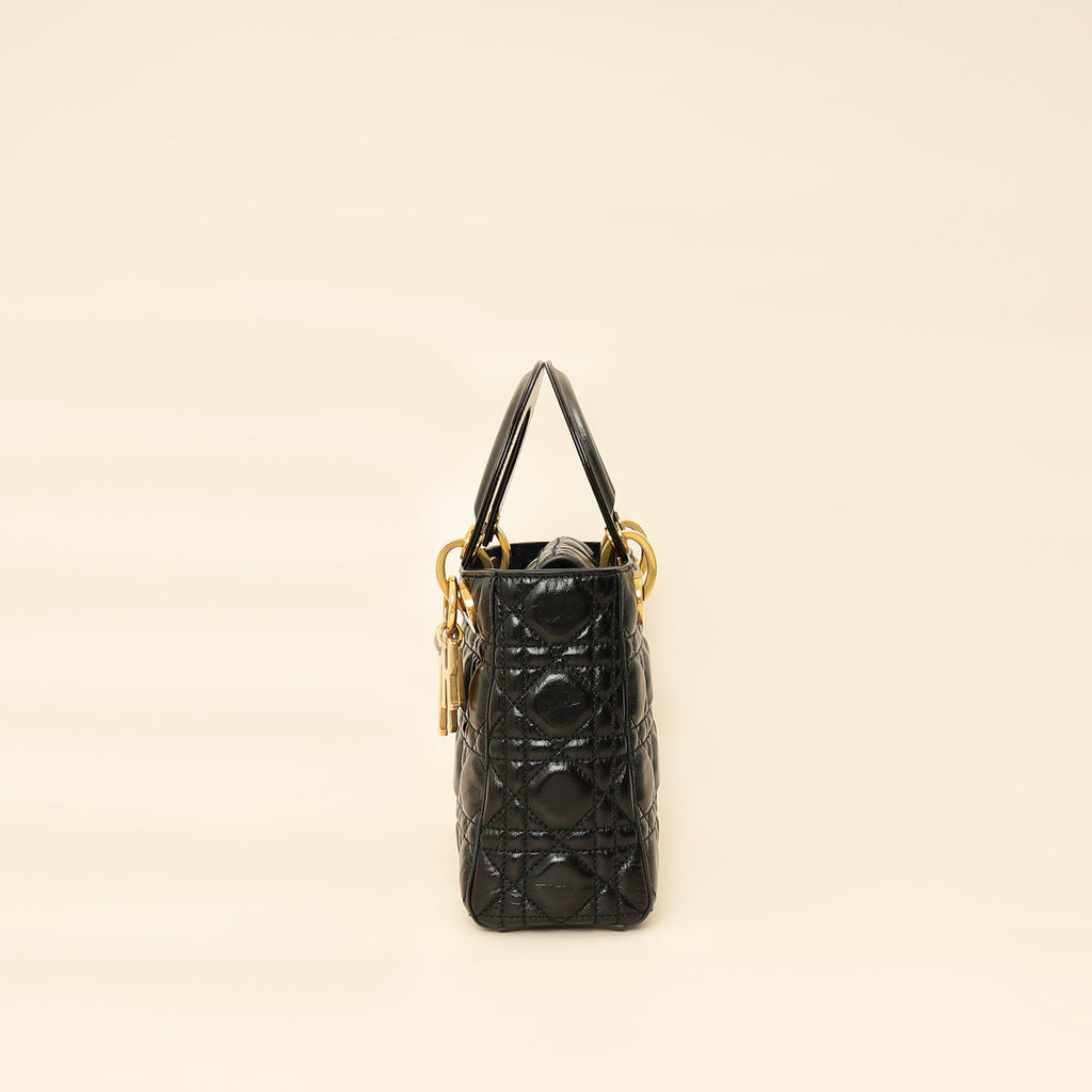 Christian Dior Black Lady Dior Small My ABCDior Bag