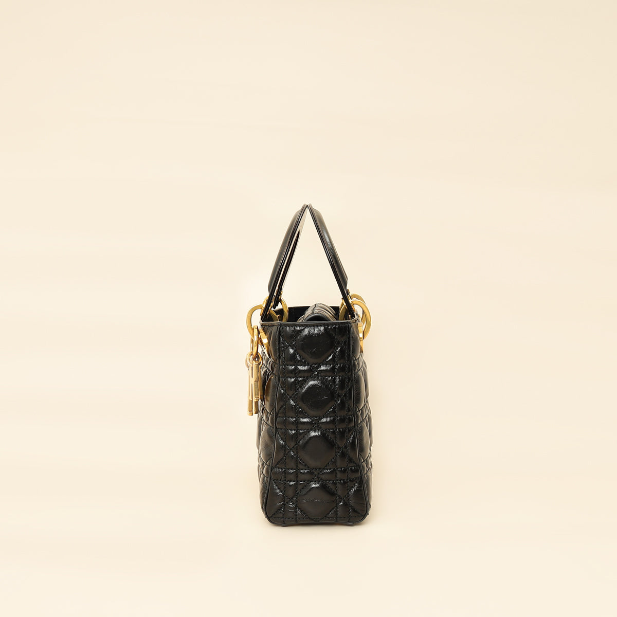 Christian Dior Black Lady Dior Small My ABCDior Bag