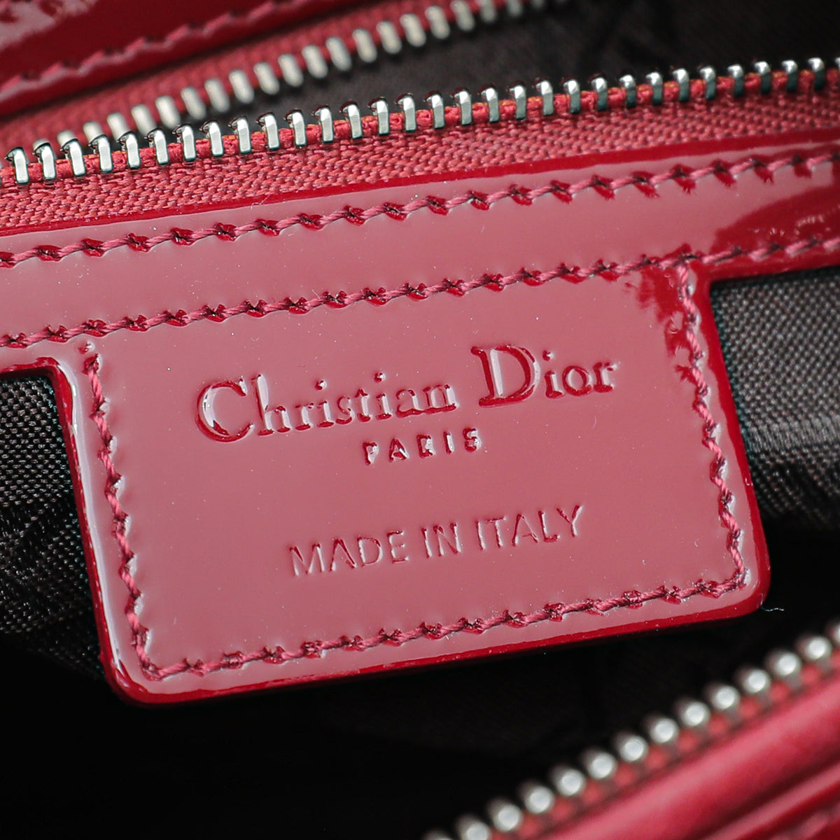 Christian Dior Cerise Lady Dior Medium Bag