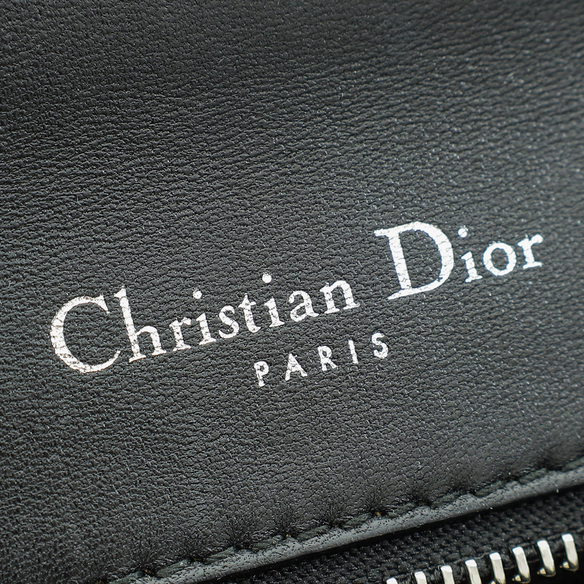 Christian Dior Black Multicolor Diorama Crocodile Patchwork Medium Bag