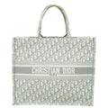 Christian Dior Grey Oblique Book Tote Large Bag