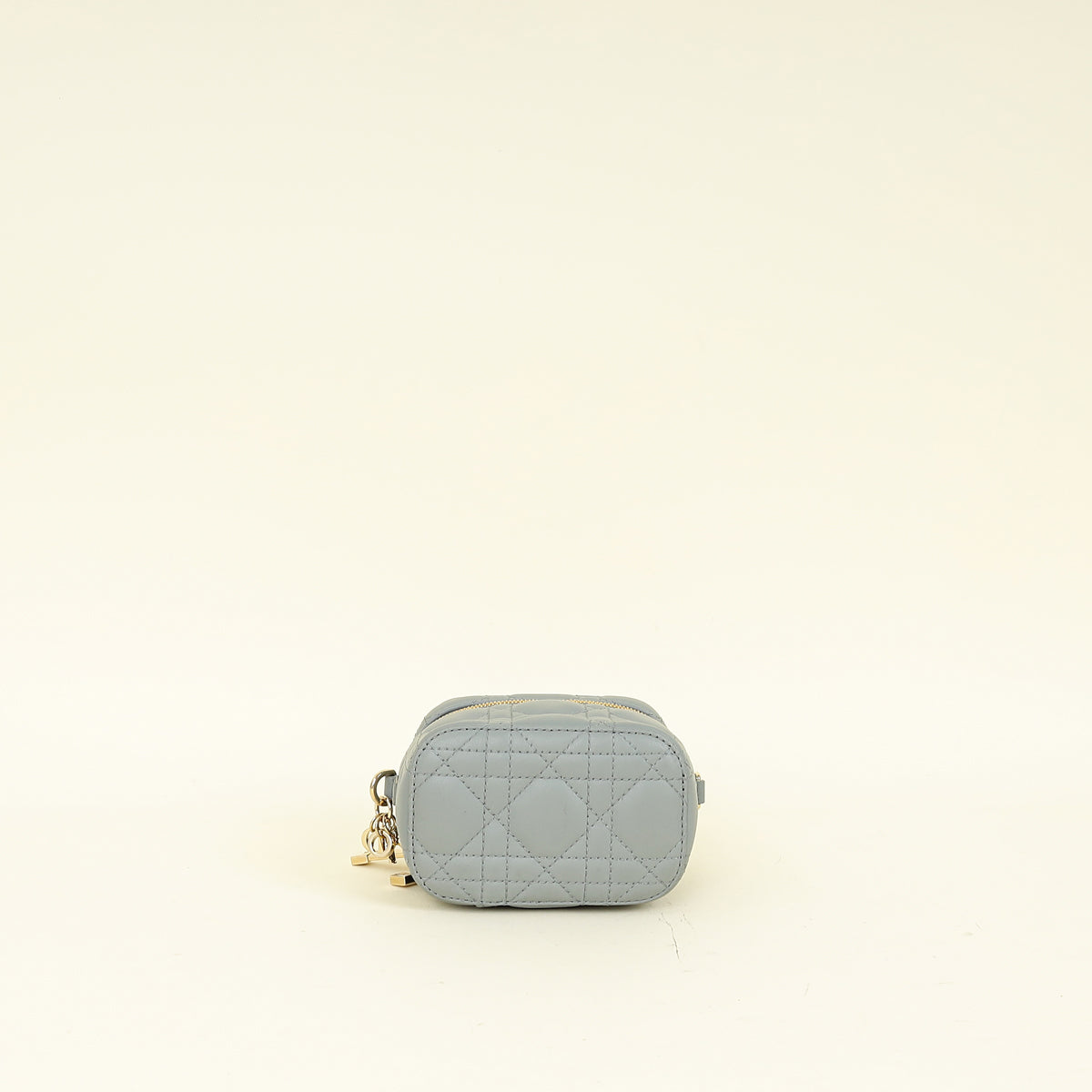 Christian Dior Grey Lady Dior Micro Vanity Case