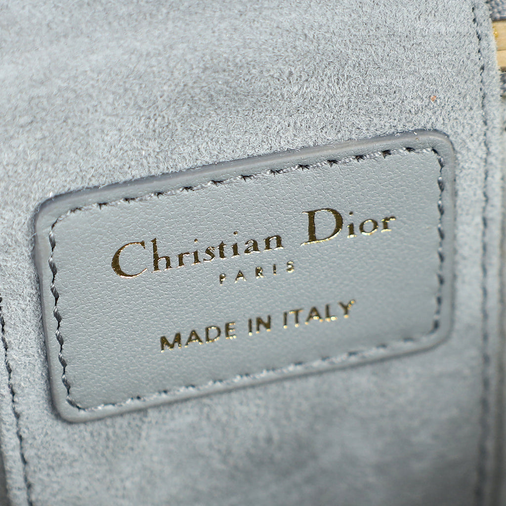 Christian Dior Grey Lady Dior Micro Vanity Case