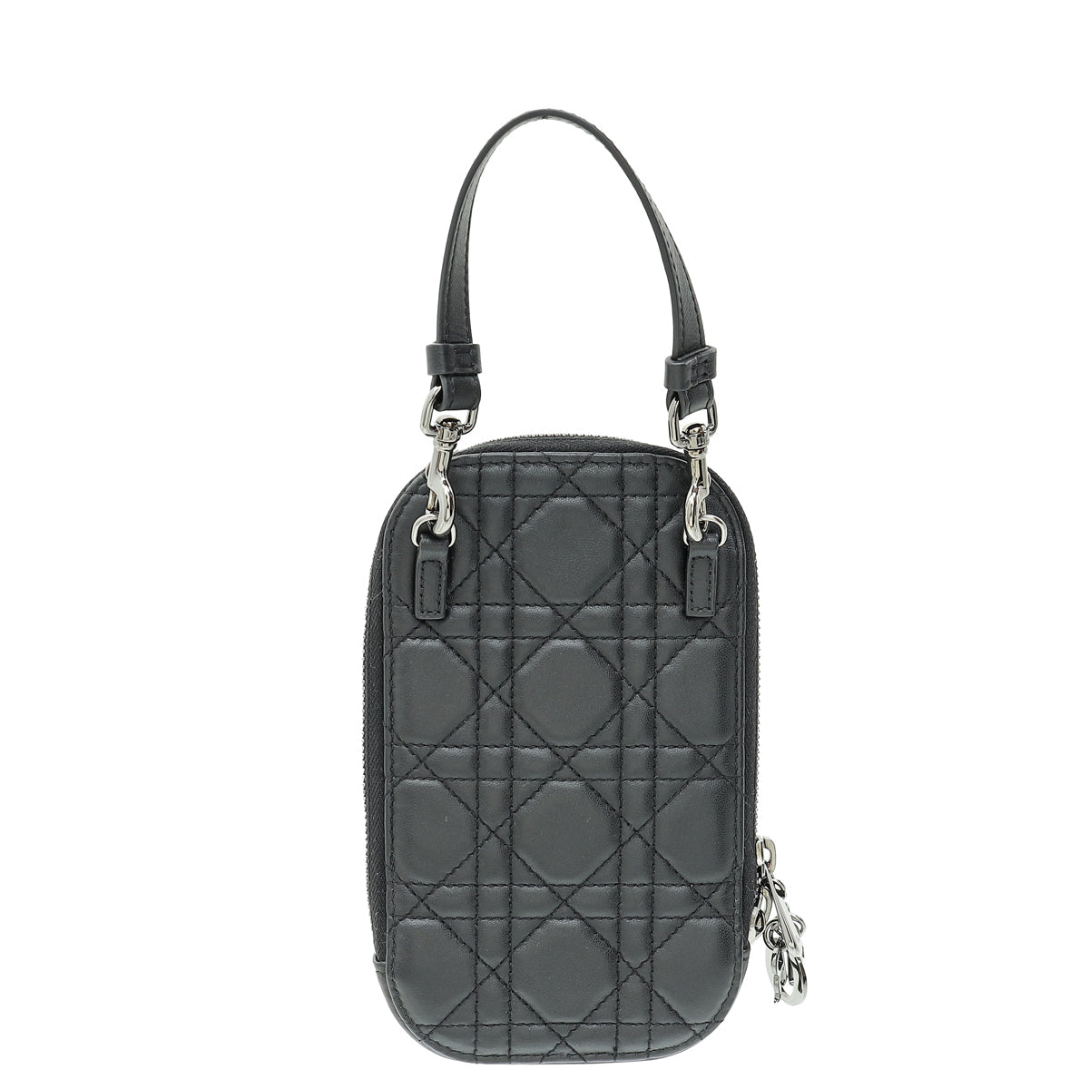 Christian Dior Black Lady Dior Call'in Dior Phone Holder
