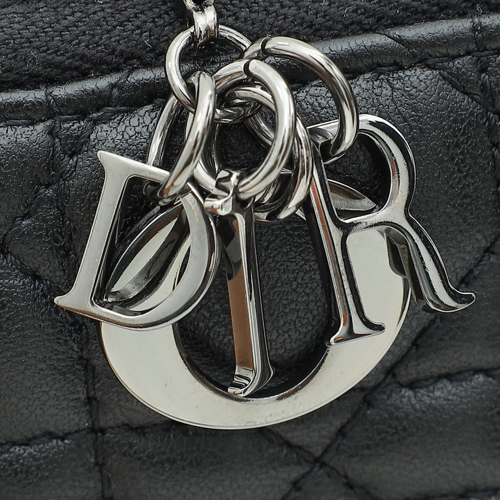 Christian Dior Black Lady Dior Call'in Dior Phone Holder
