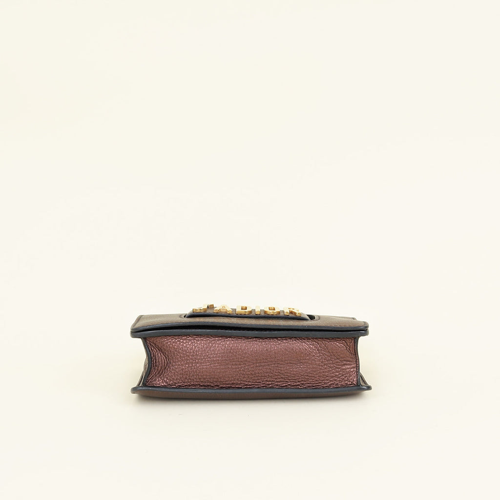 Christian Dior Metallic Rose Bronze J'adior Flap Medium Chain Bag