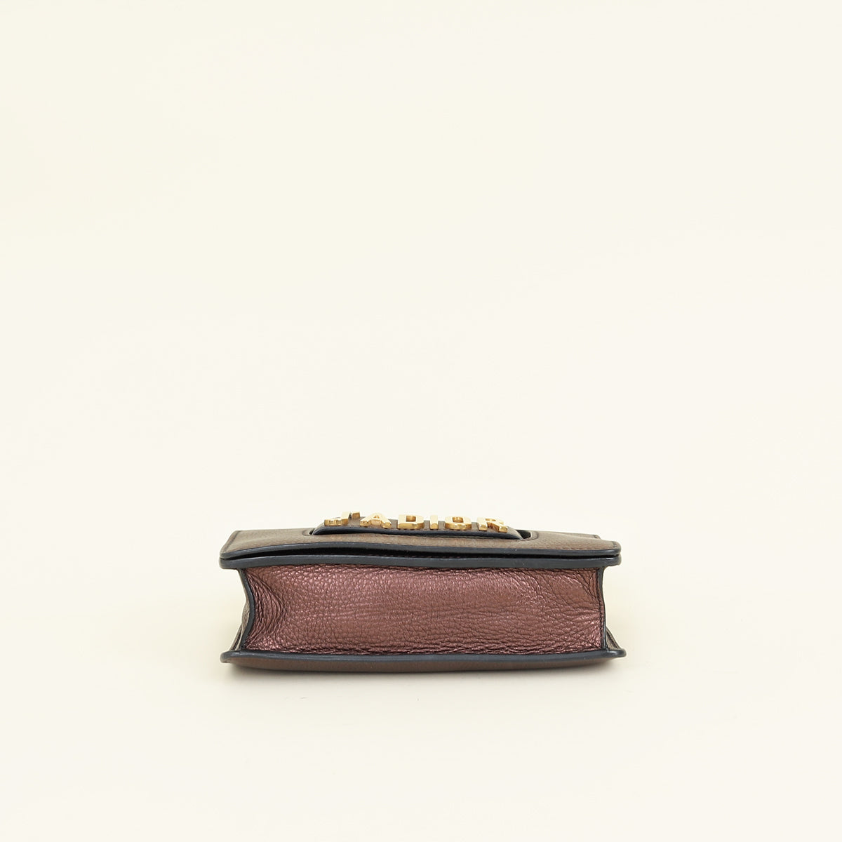 Christian Dior Metallic Rose Bronze J'adior Flap Medium Chain Bag