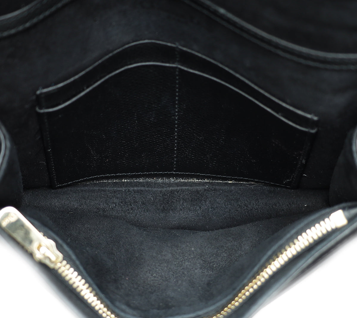 Christian Dior Black Diorama Wallet On Chain