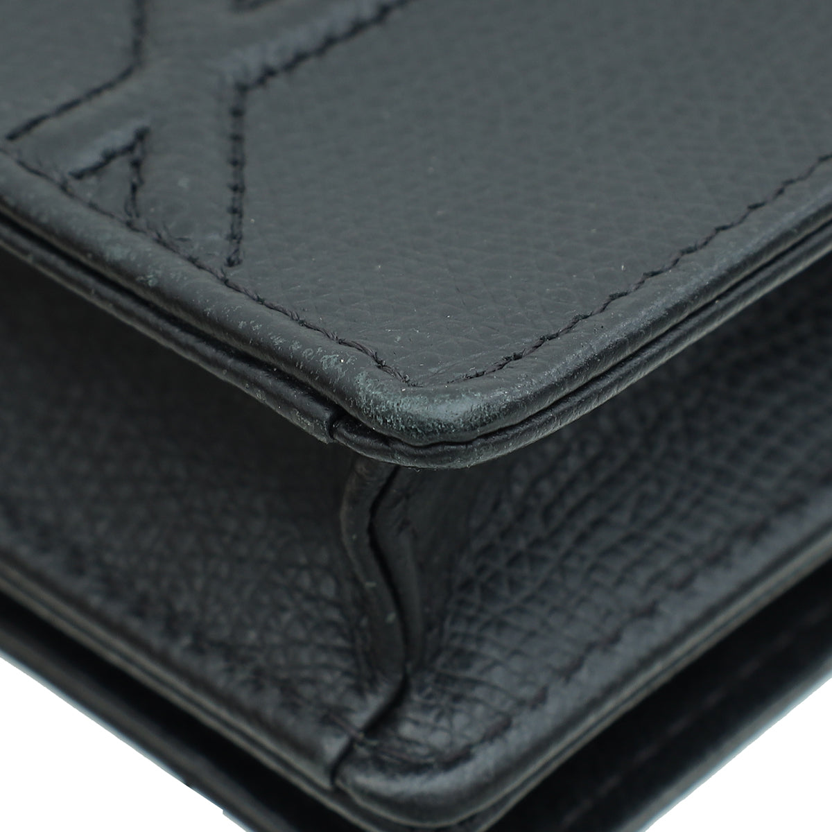 Christian Dior Black Diorama Wallet On Chain