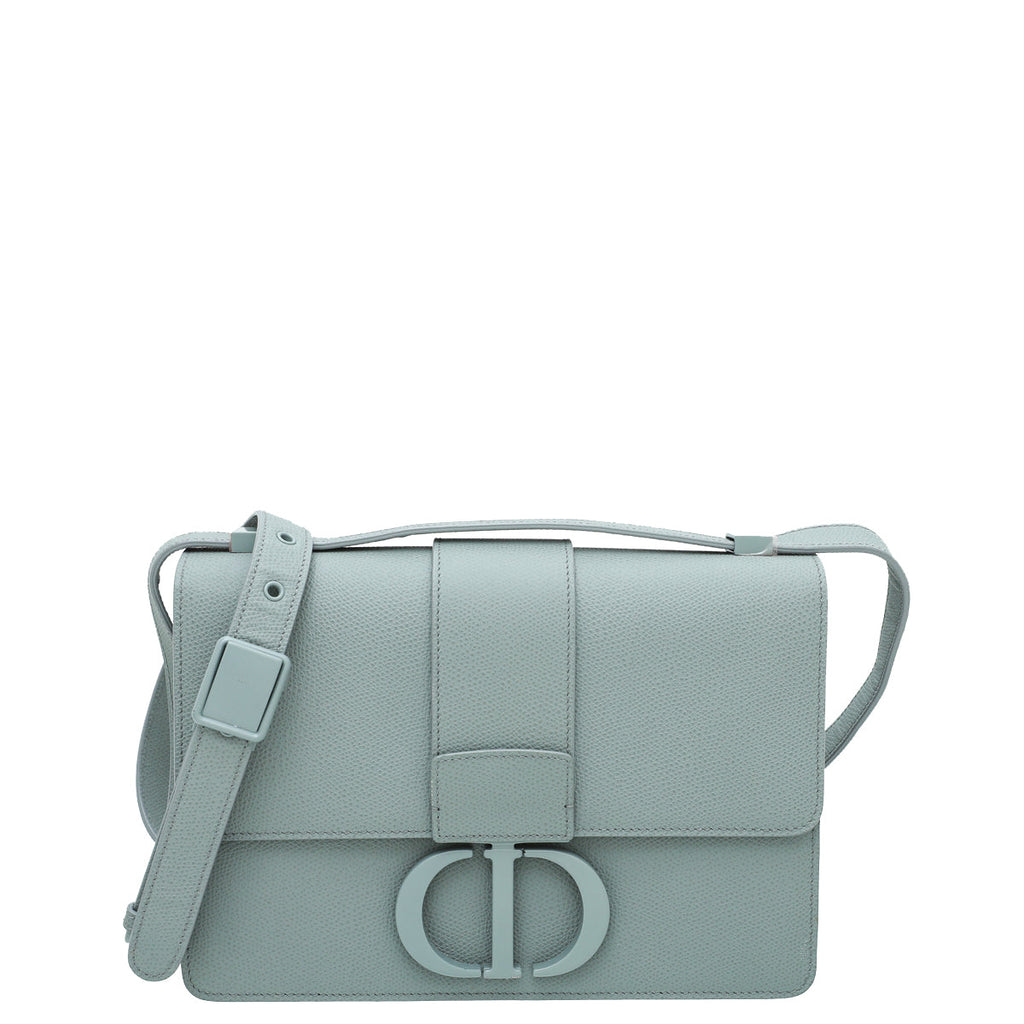 Christian Dior Grey 30 Montaigne Ultra Matte Strap Medium Bag