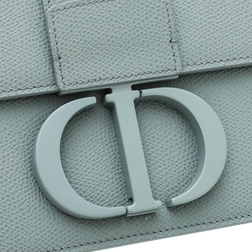 Christian Dior Grey 30 Montaigne Ultra Matte Strap Medium Bag