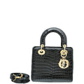 Christian Dior Crocodile Lady Dior Medium Bag