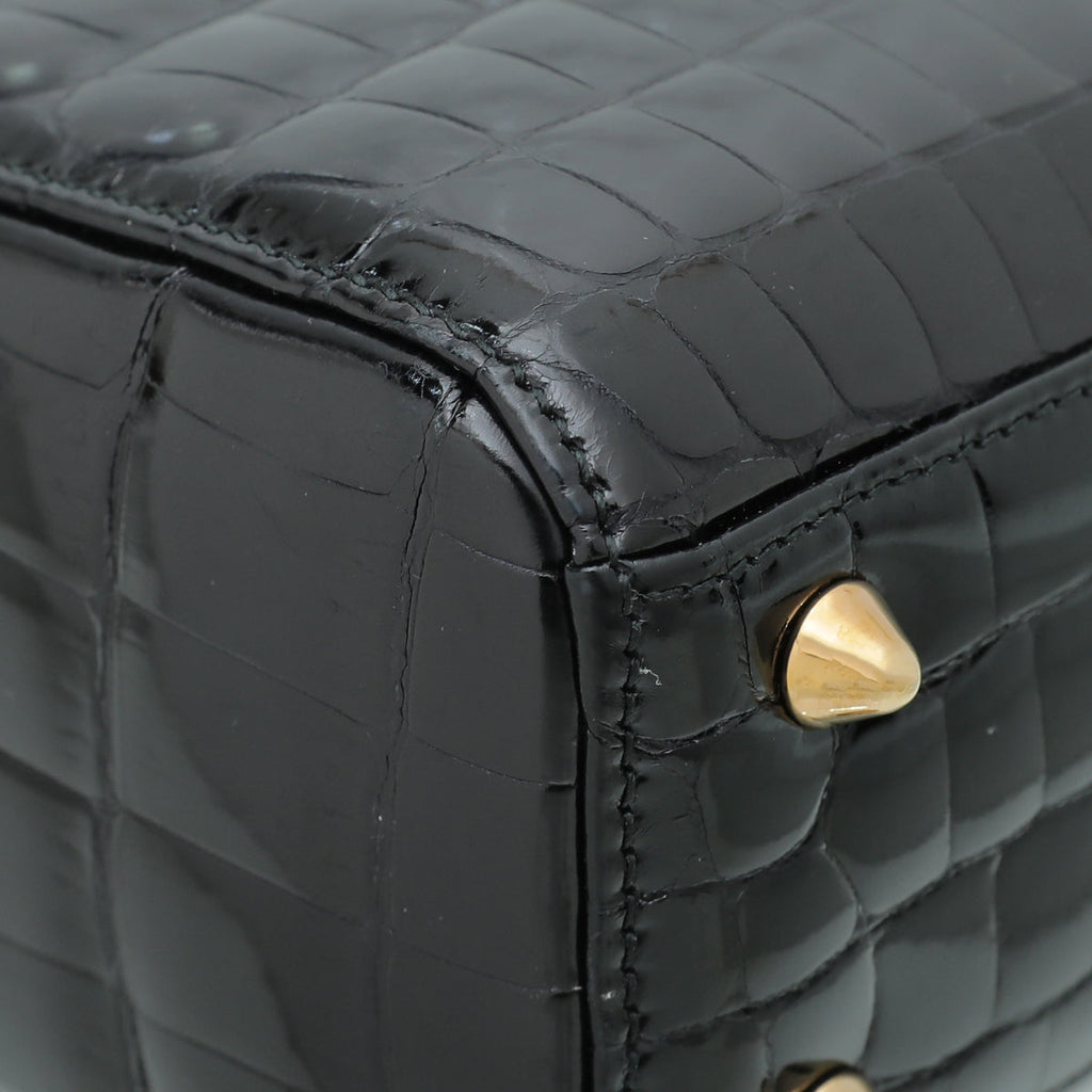 Christian Dior Crocodile Lady Dior Medium Bag