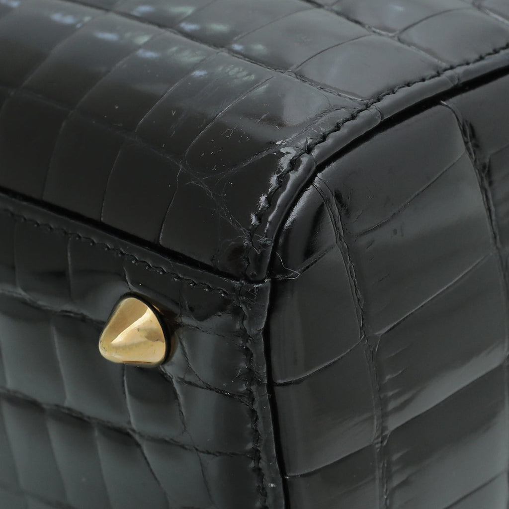 Christian Dior Crocodile Lady Dior Medium Bag