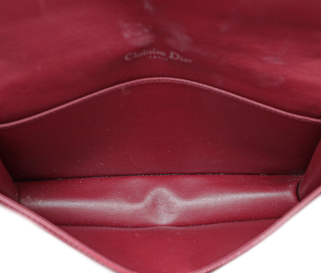 Christian Dior Cherry Lady Dior Chain Pouch