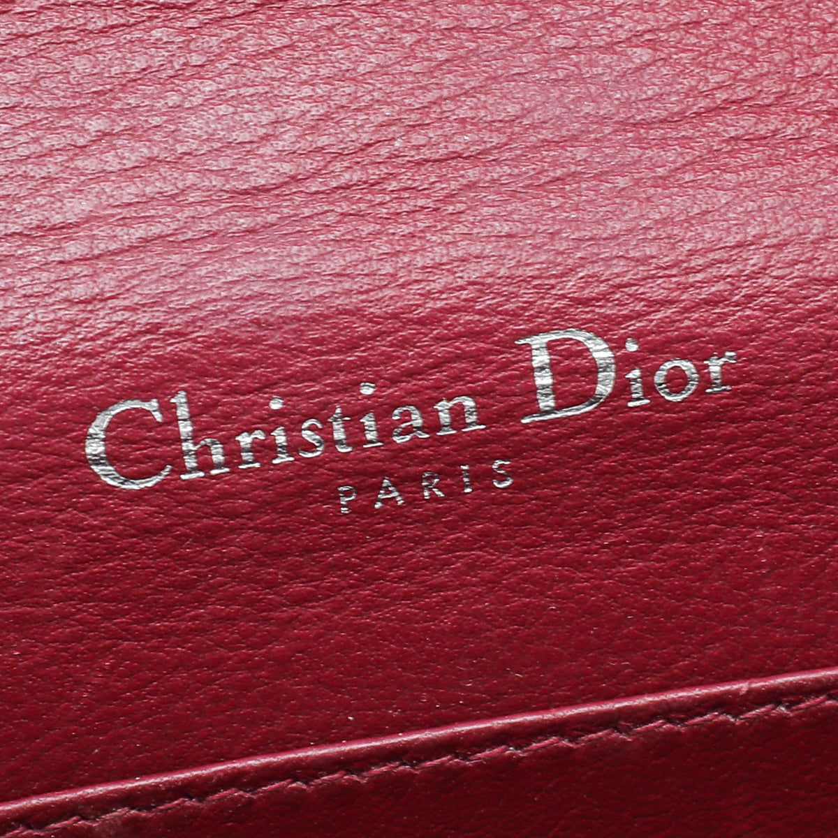 Christian Dior Cherry Lady Dior Chain Pouch