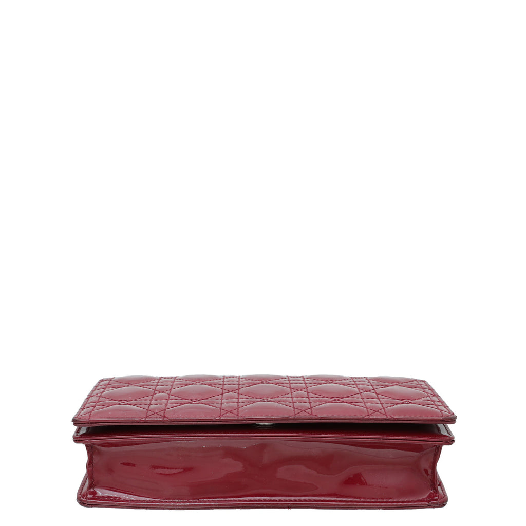 Christian Dior Cherry Lady Dior Chain Pouch