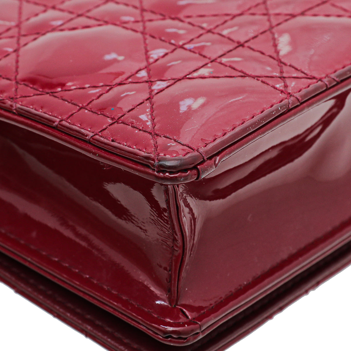 Christian Dior Cherry Lady Dior Chain Pouch