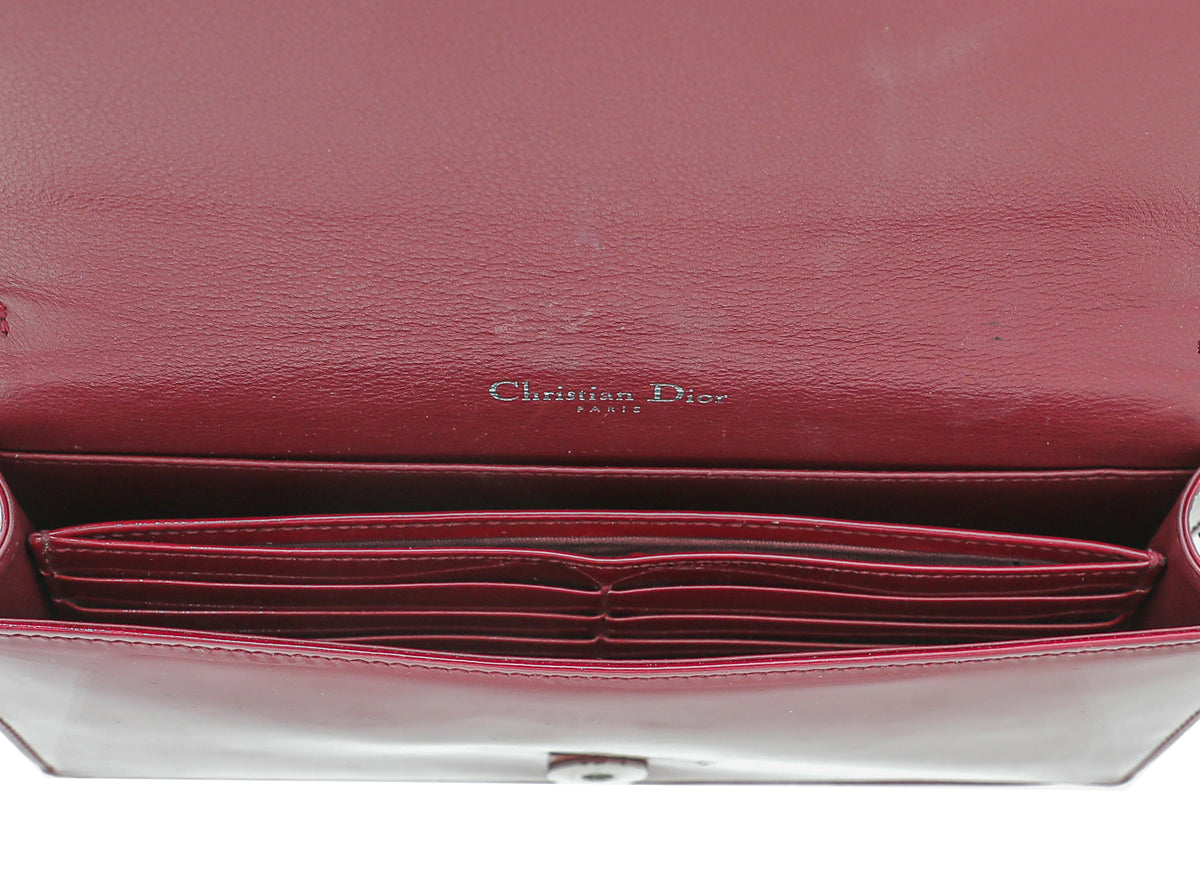 Christian Dior Cherry Lady Dior Chain Pouch
