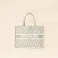 Christian Dior Grey Oblique Book Tote Medium Bag