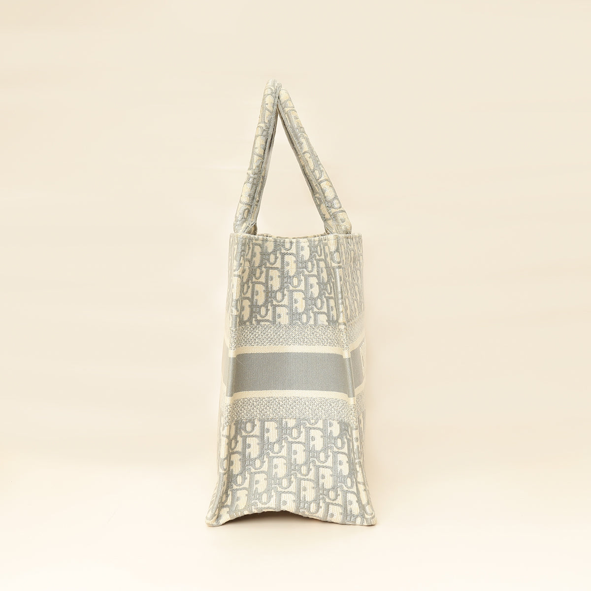 Christian Dior Grey Oblique Book Tote Medium Bag