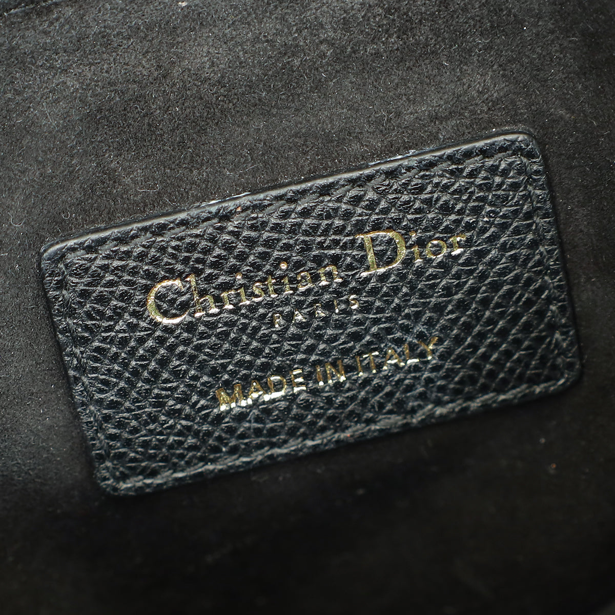 Christian Dior Black Saddle Mini Bag