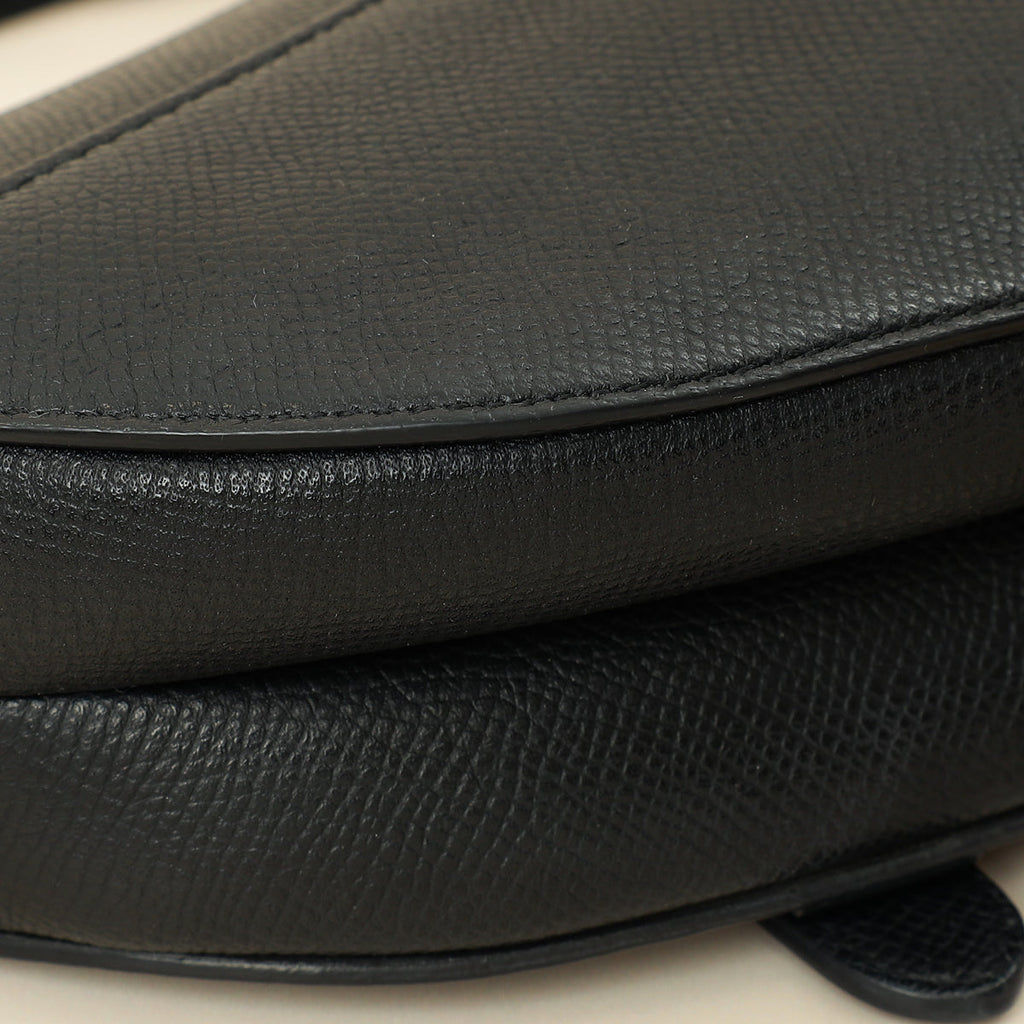 Christian Dior Black Saddle Mini Bag