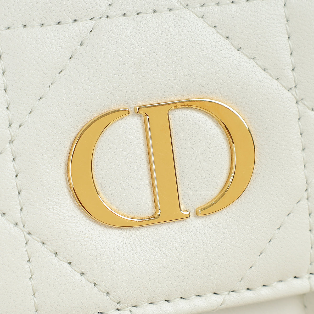 Christian Dior Latte White Small Dior Caro Backpack Bag