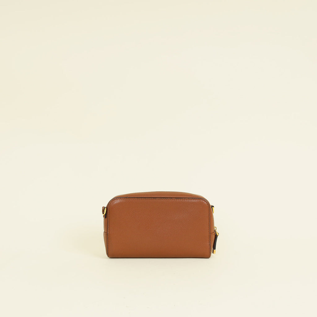 Christian Dior Brown Double Saddle Pouch Crossbody Bag