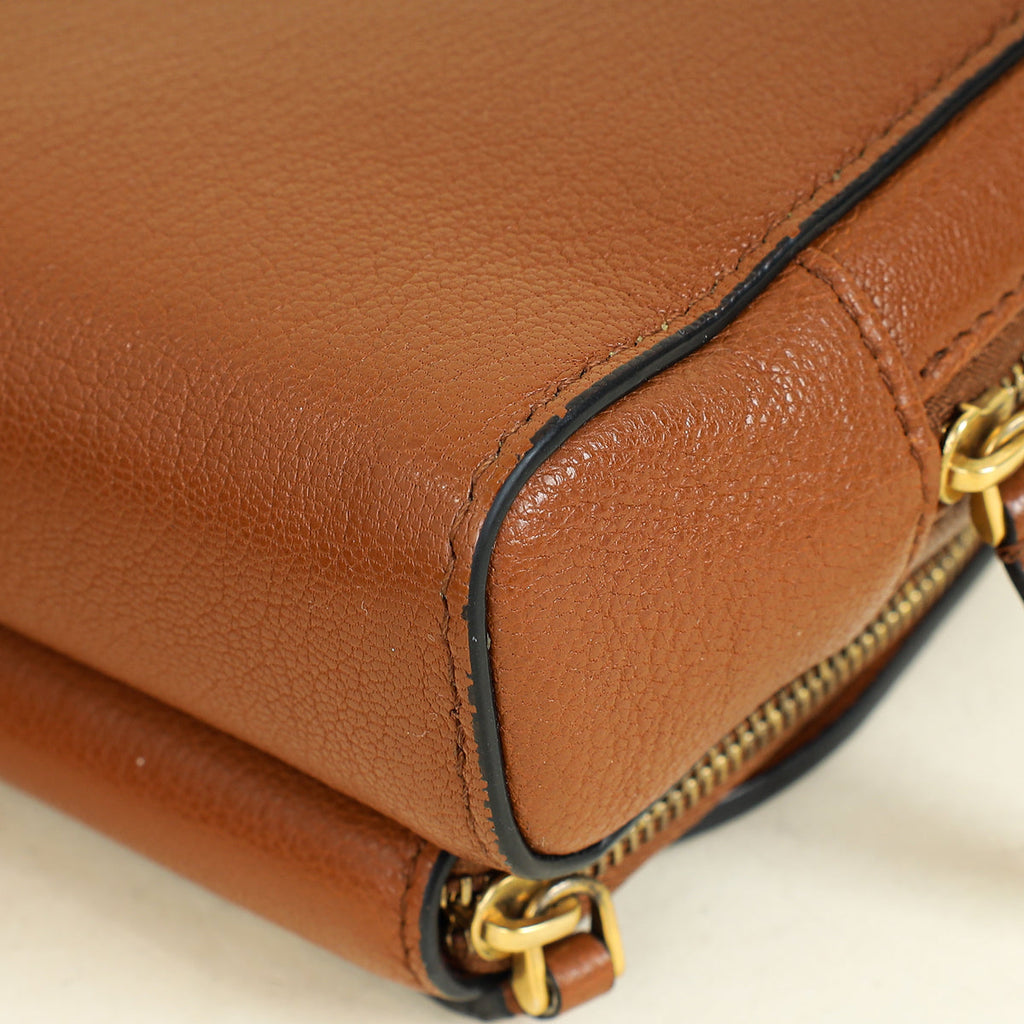 Christian Dior Brown Double Saddle Pouch Crossbody Bag