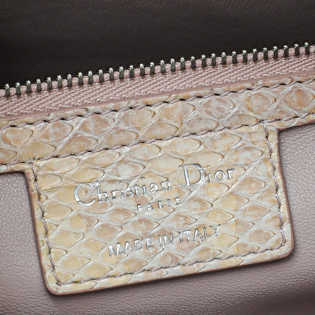 Christian Dior Bicolor Lady Dior Large Bag