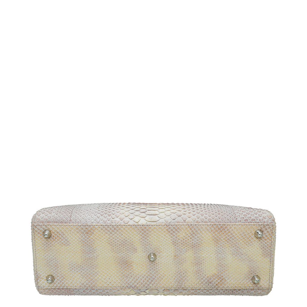 Christian Dior Bicolor Lady Dior Large Bag