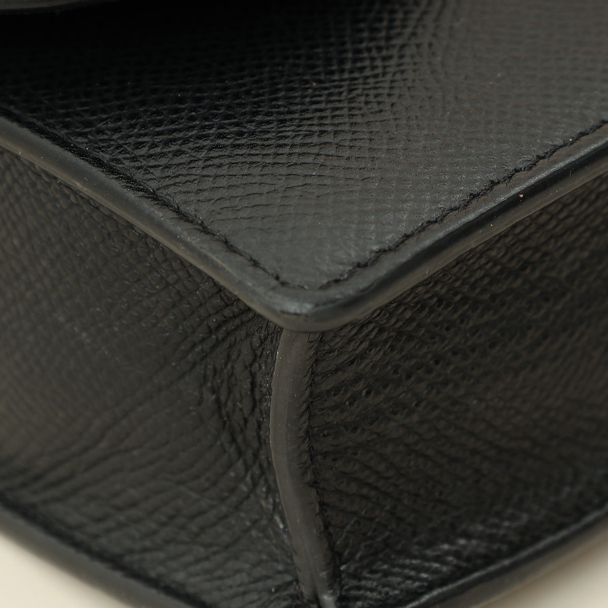 Christian Dior Black Saddle Wallet On Chain Bag