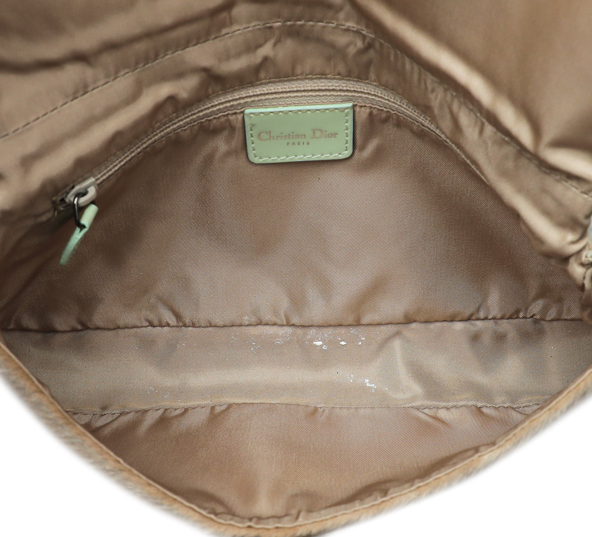 Christian Dior Bicolor Maris Pearl Calf Hair Shoulder Bag