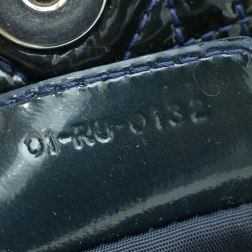 Christian Dior Indigo Blue Lady Dior Soft Tote Large Bag