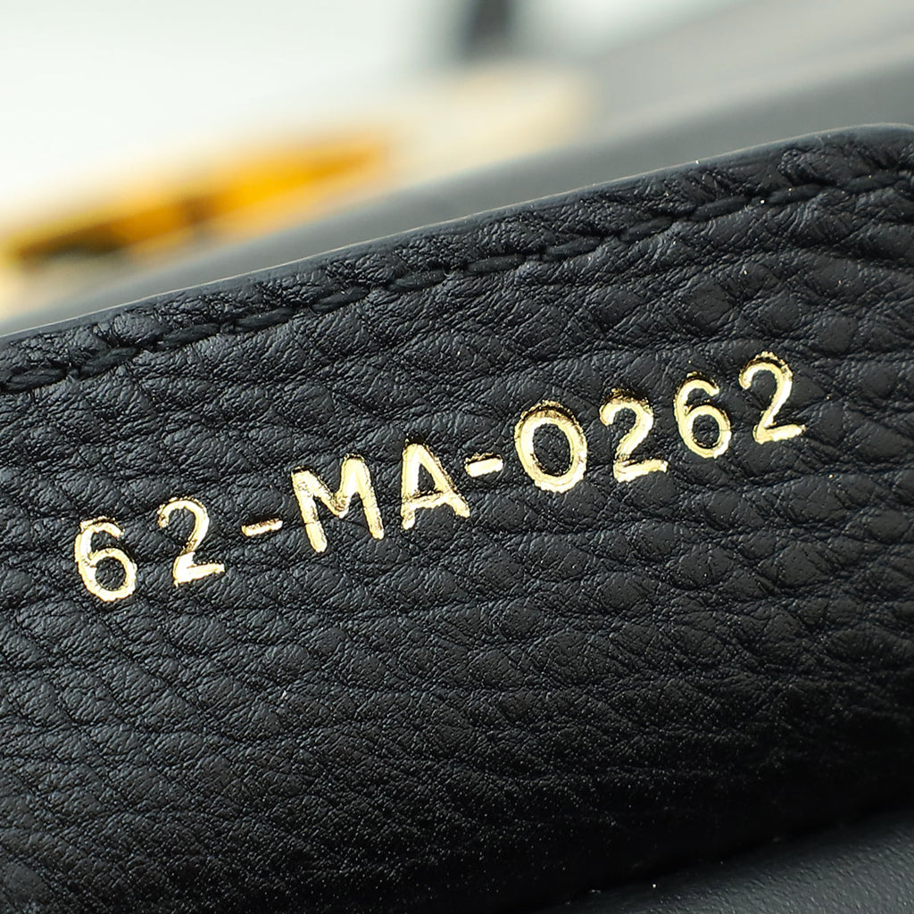 Christian Dior Black Caro Cannage Small Shoulder Bag