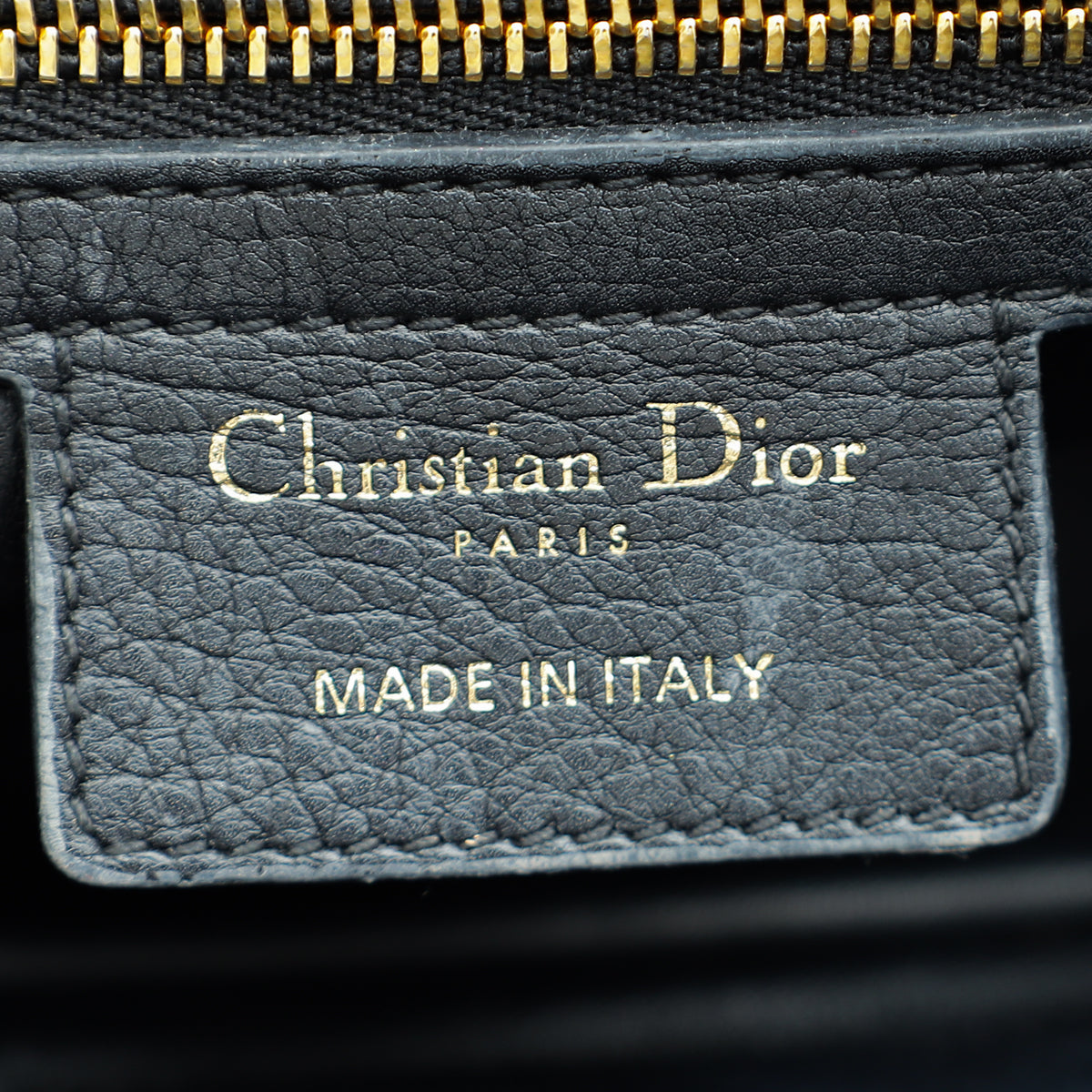 Christian Dior Black Caro Cannage Small Flap Bag