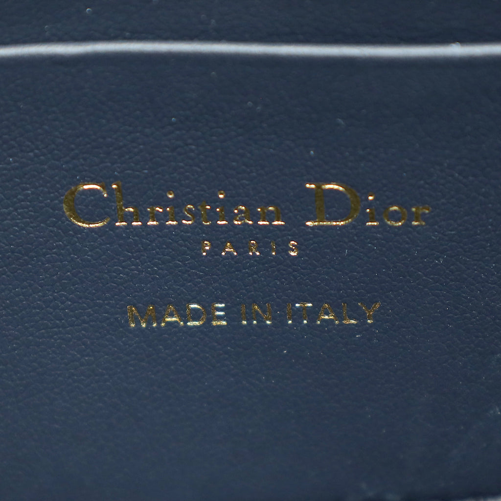Christian Dior Navy Blue Oblique 30 Montaigne Dea Pouch