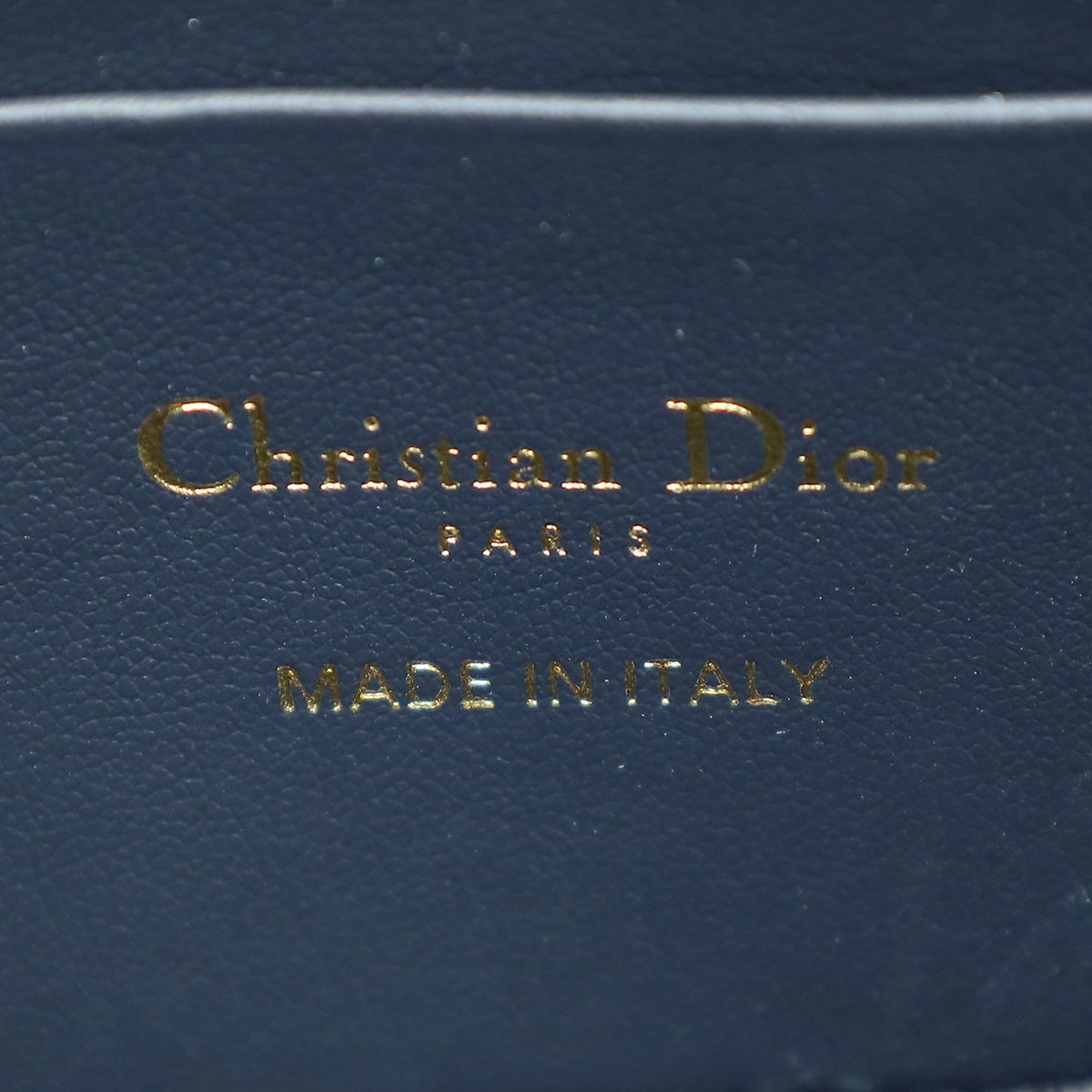 Christian Dior Navy Blue Oblique 30 Montaigne Dea Pouch
