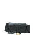 Christian Dior Black Saddle Belt Bag