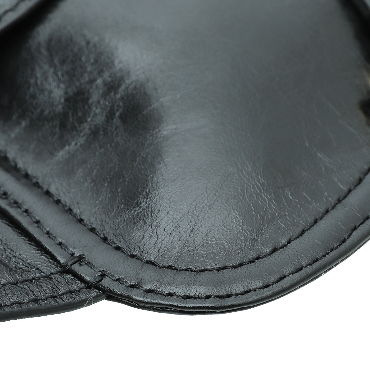 Christian Dior Black Saddle Belt Bag