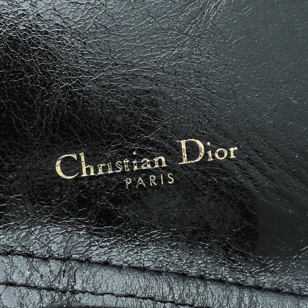 Christian Dior Black Saddle Belt Bag