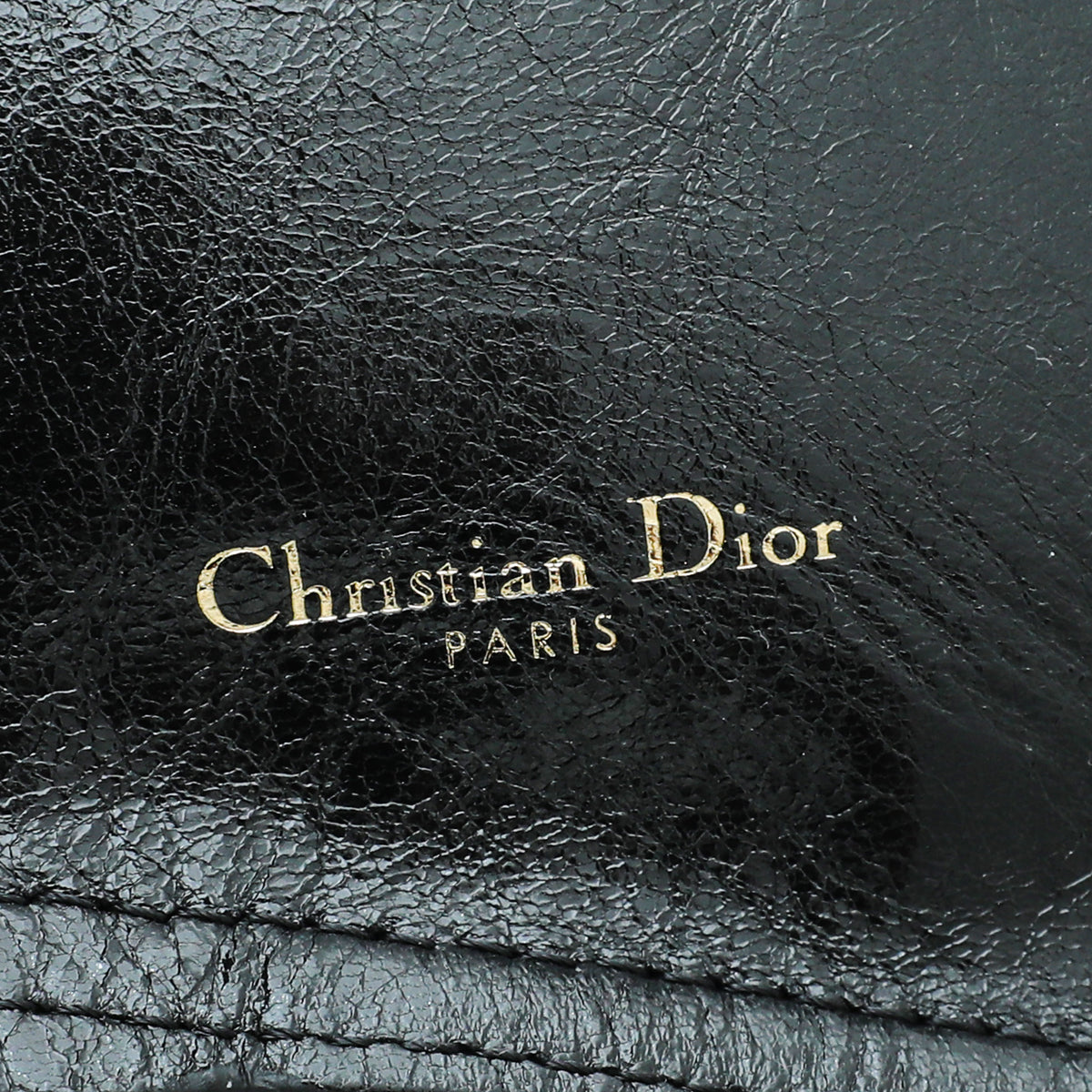 Christian Dior Black Saddle Belt Bag