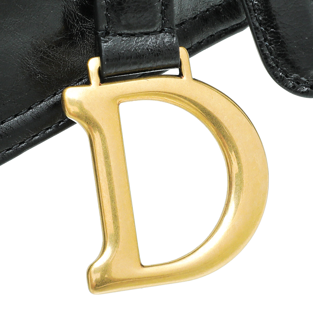Christian Dior Black Saddle Belt Bag