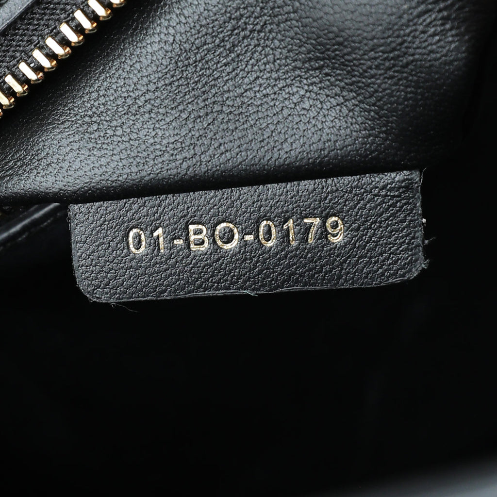 Christian Dior Black 30 Montaigne Flap Chain Bag