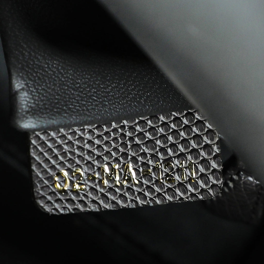 Christian Dior Smoky Gray Lizard Lady Dior Mini Bag
