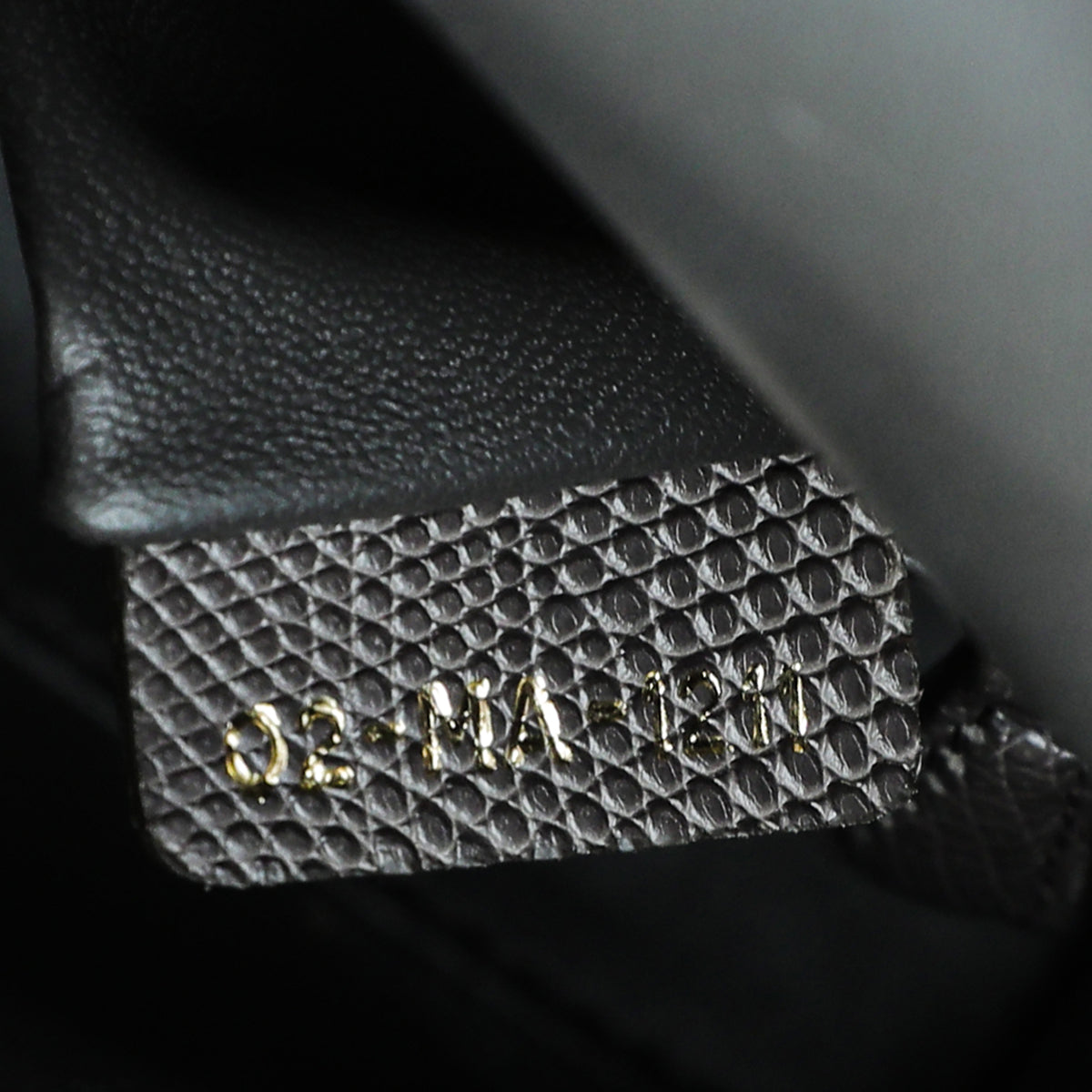 Christian Dior Smoky Gray Lizard Lady Dior Mini Bag