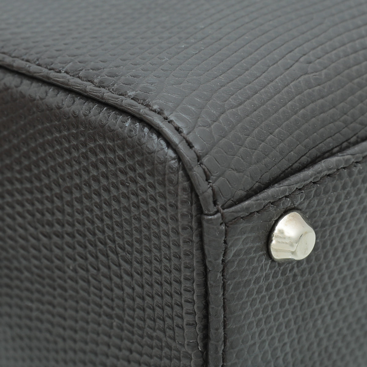 Christian Dior Smoky Gray Lizard Lady Dior Mini Bag