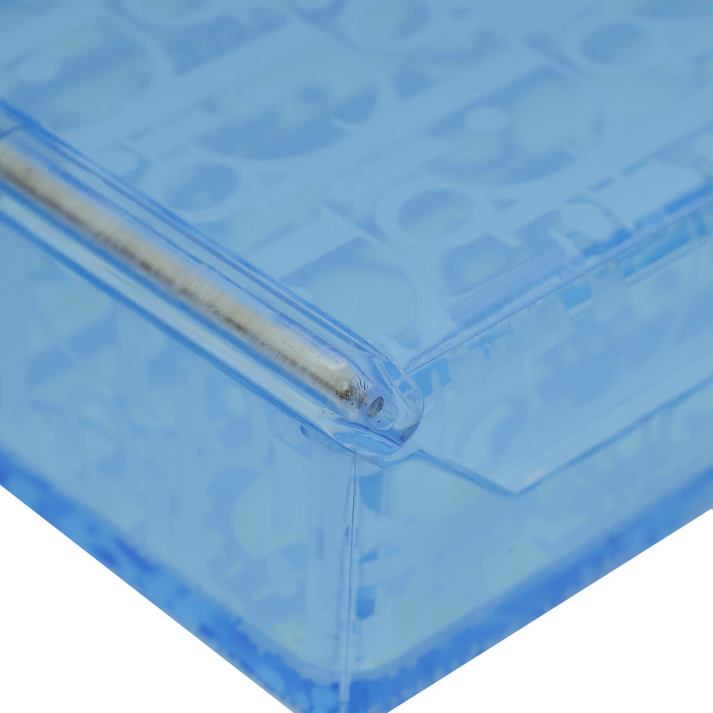 Christian Dior Blue x Rimowa Plexiglass Pouch Bag for Men