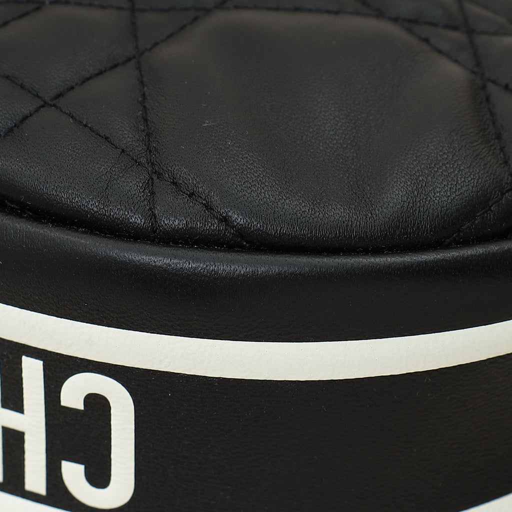 Christian Dior Black Cannage Small Dior Vibe Hobo Bag